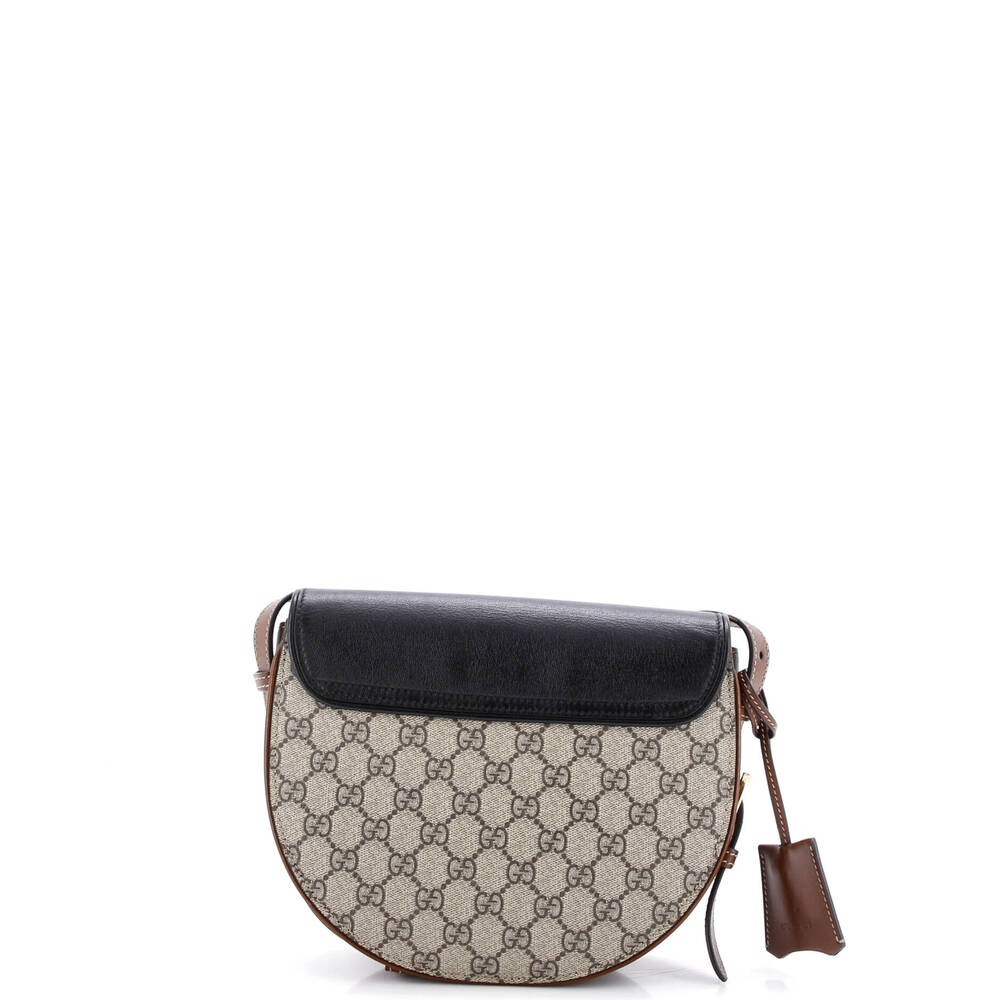 Gucci Padlock Saddle Shoulder Bag Gg #203925G15B - Picture 3 of 7